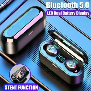 SmartDeals אוזניות    Hot Bluetooth 5.0 Headset TWS Wireless Earphones Mini Stereo Headphones Earbuds