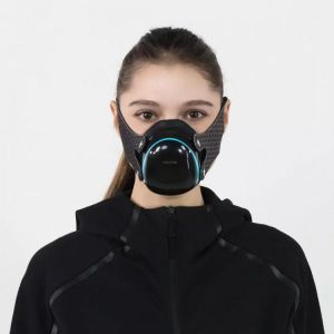 מסכת פנים מקצועית עם מאוורר חשמלי לנשימה קלה יותר ו- 3 שכבות הגנה מבית Xiao